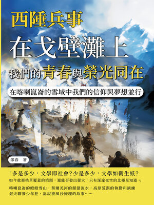 cover image of 西陲兵事